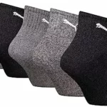 Pack de 5 calcetines Puma unisex gris