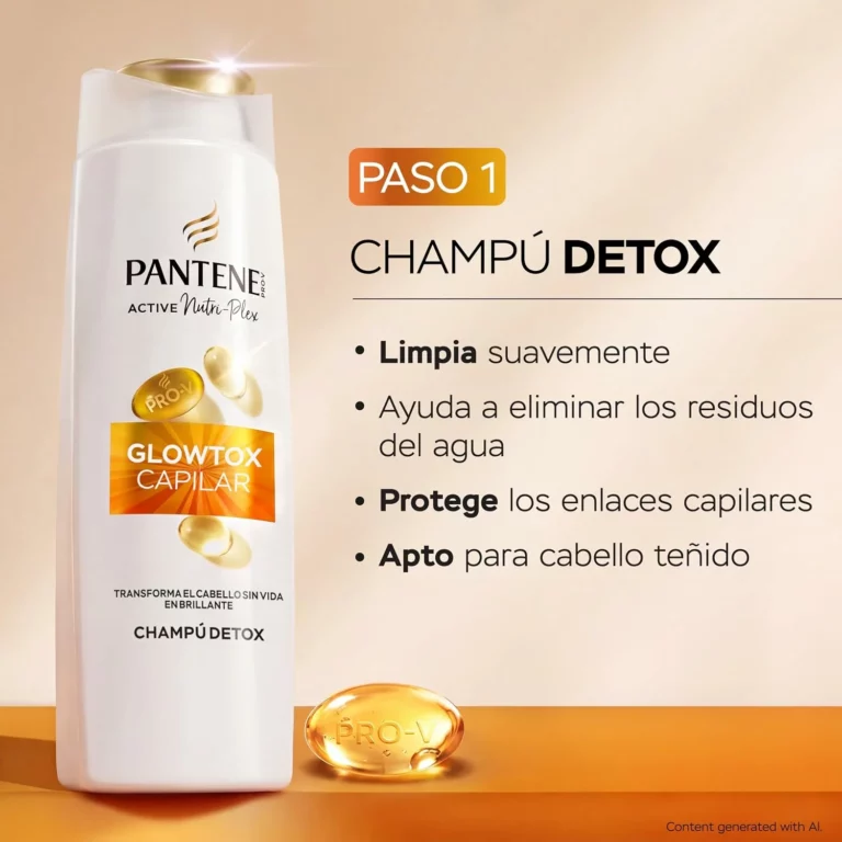 Pack Pantene Pro-V Glowtox champú detox y acondicionador