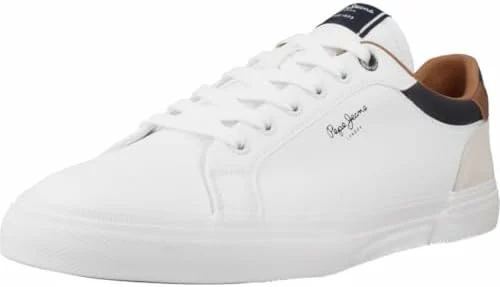 Pepe Jeans Kenton Court M zapatillas blancas de piel para hombre