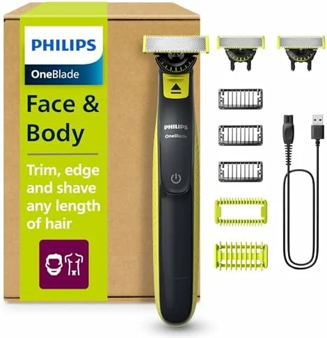 Philips OneBlade 360 afeitadora y recortadora facial y corporal