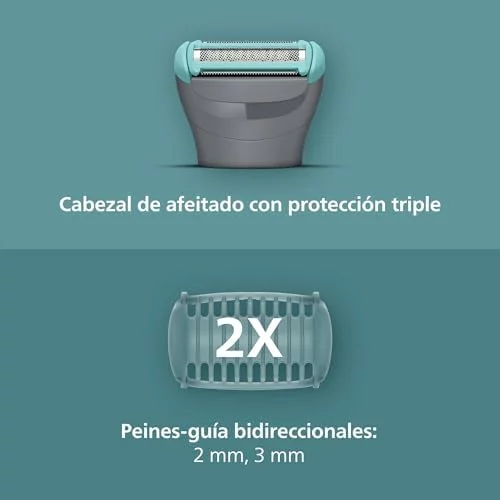 Philips Series 3000 afeitadora corporal masculina impermeable