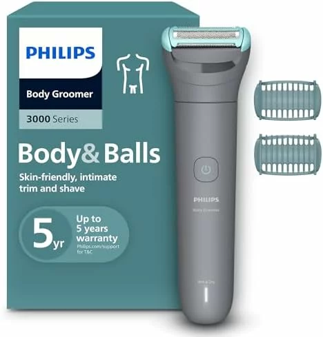 Philips Series 3000 afeitadora corporal masculina impermeable