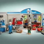 PLAYMOBIL Cars 71620 Taller Vespa años 60