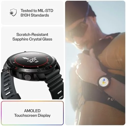 Polar Grit X2 Pro, reloj outdoor GPS con cristal de zafiro