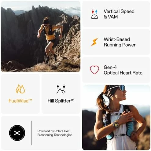 Polar Grit X2 Pro, reloj outdoor GPS con cristal de zafiro