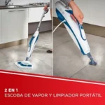 Polti Vaporetto SV460 Double escoba de vapor 2 en 1