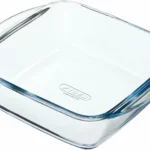 Pyrex Prepware fuente cuadrada de vidrio 20 x 17 cm