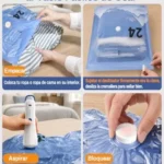 Raplink bolsas de vacío con bomba eléctrica, pack 8