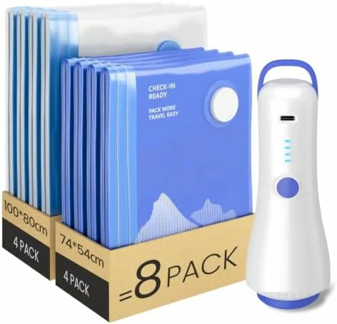 Raplink bolsas de vacío con bomba eléctrica, pack 8