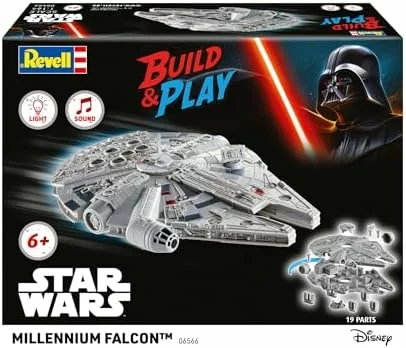 Revell Halcón Milenario Build & Play maqueta Star Wars con luces y sonido