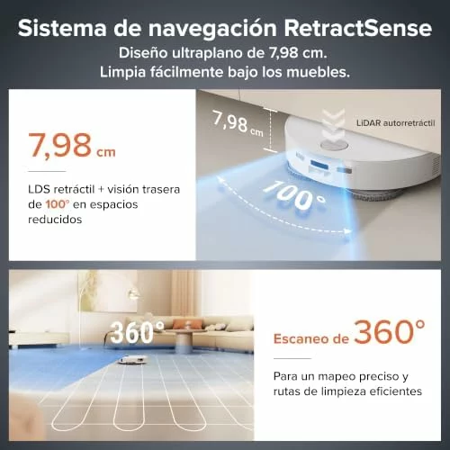 Robot aspirador Roborock Qrevo EdgeT 18.500 Pa con FlexiArm