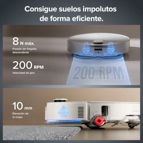 Robot aspirador Roborock Qrevo EdgeT 18.500 Pa con FlexiArm