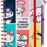 Set agenda escolar Hello Kitty 2026-2027 con 3 bolígrafos borrables