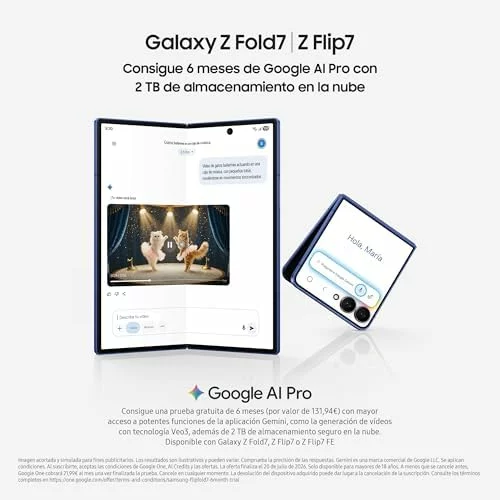 Smartphone Samsung Galaxy Z Flip7 FE 128 GB plegable negro 128GB 50MP