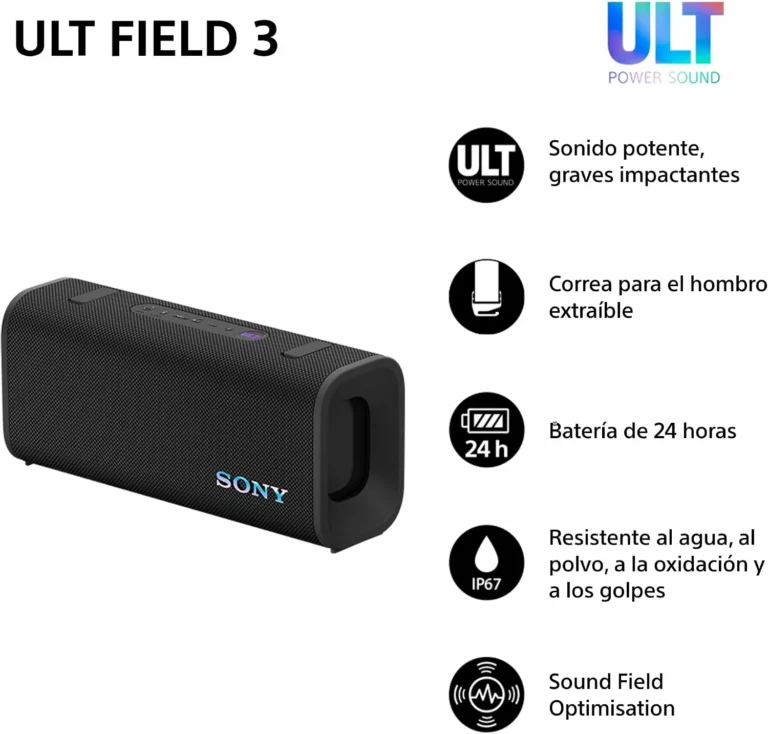 Sony ULT Field 3 altavoz Bluetooth portátil