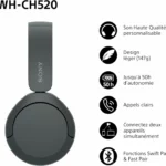 Sony WH-CH520 auriculares inalámbricos Bluetooth
