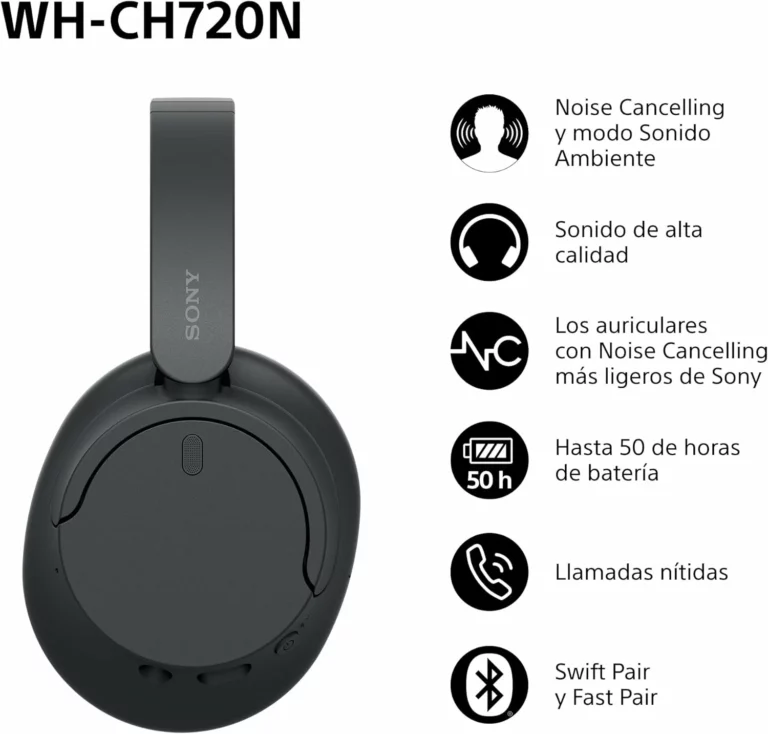 Sony WH-CH720N auriculares con cancelación de ruido