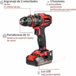 Taladro percutor Einhell TE-CD 18/44 Li-i con batería 2,5 Ah 18V