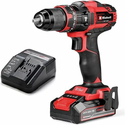 Taladro percutor Einhell TE-CD 18/44 Li-i con batería 2,5 Ah 18V