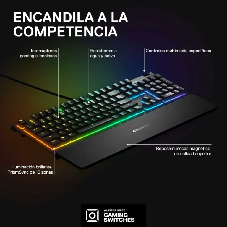 Teclado gaming SteelSeries Apex 3 RGB