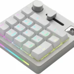 Teclado numérico Glorious GMMK Macro Numpad inalámbrico Bluetooth (blanco)