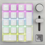 Teclado numérico Glorious GMMK Macro Numpad inalámbrico Bluetooth (blanco)