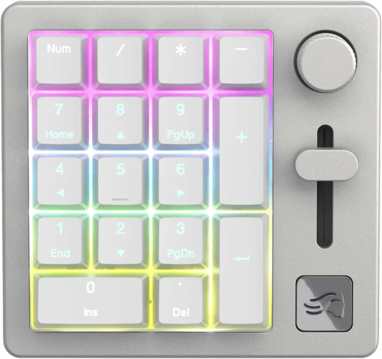 Teclado numérico Glorious GMMK Macro Numpad inalámbrico Bluetooth (blanco)