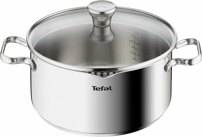 Tefal Duetto cacerola 24 cm de acero inoxidable