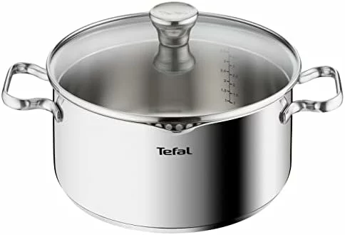 Tefal Duetto cacerola 24 cm de acero inoxidable