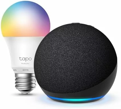 Pack Echo Dot 5ª generación con bombilla Tapo L530EA