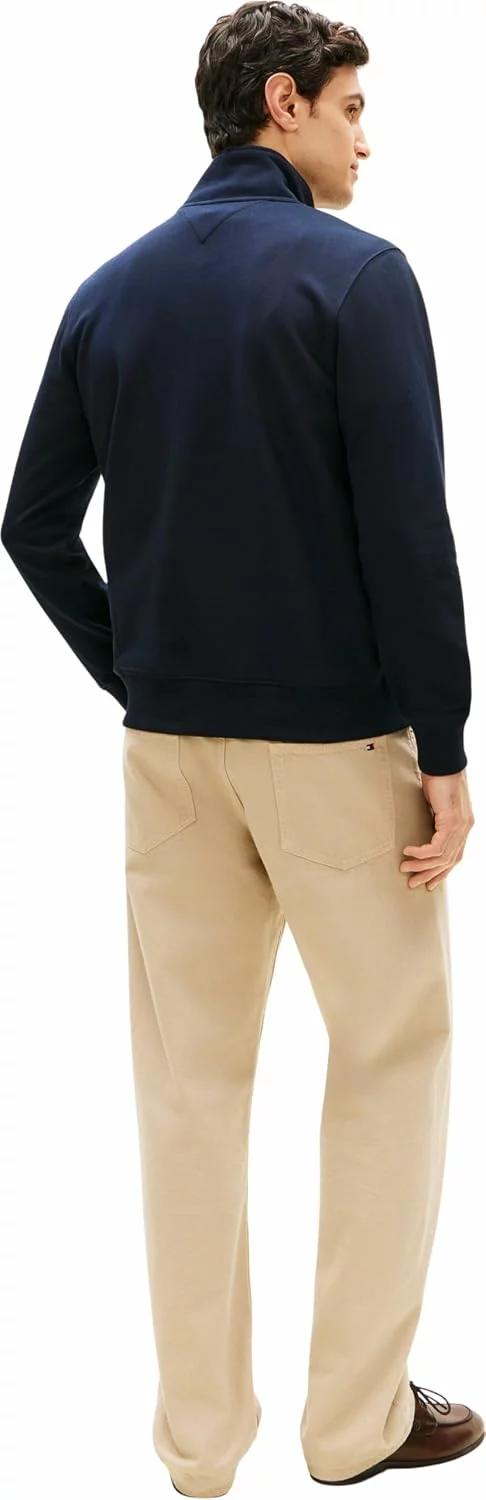 Tommy Hilfiger Essential Terry sudadera con media cremallera para hombre