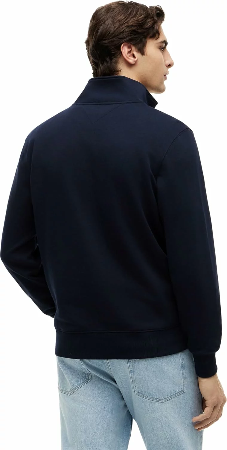 Tommy Hilfiger Essential Terry sudadera con media cremallera para hombre