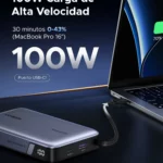 UGREEN Nexode 145W power bank 20000 mAh con cable USB-C integrado