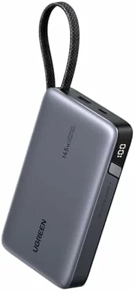 UGREEN Nexode 145W power bank 20000 mAh con cable USB-C integrado