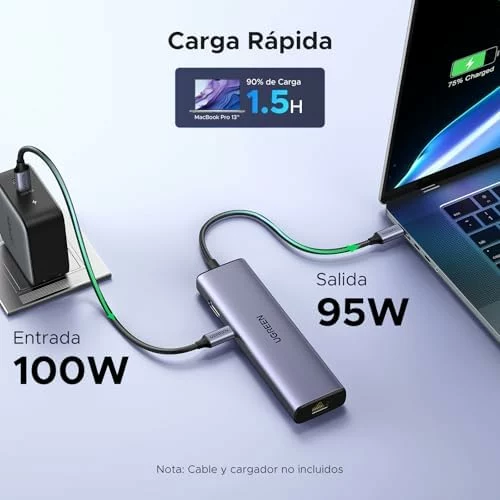 UGREEN Revodok 1061 Hub USB-C 6 en 1