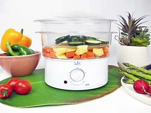 Vaporera Jata CV200 con 2 cestas y temporizador