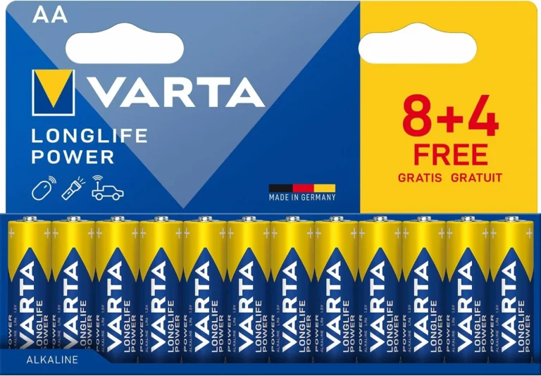 VARTA Pilas AA Longlife Power pack 12 (8+4)