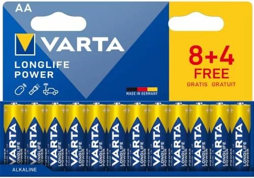 VARTA Pilas AA Longlife Power pack 12 (8+4)