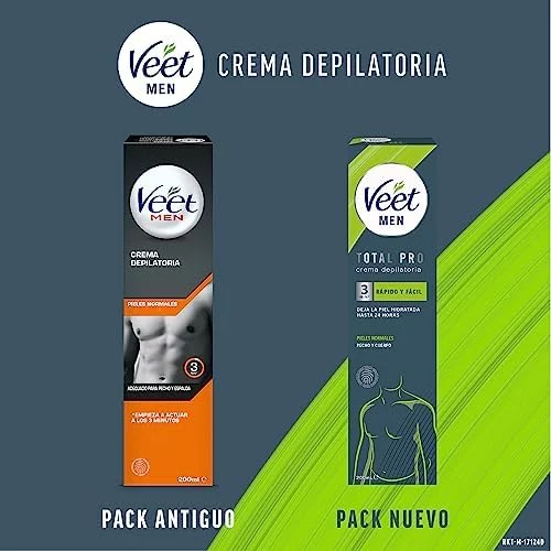 Veet crema depilatoria masculina piel normal 200 ml