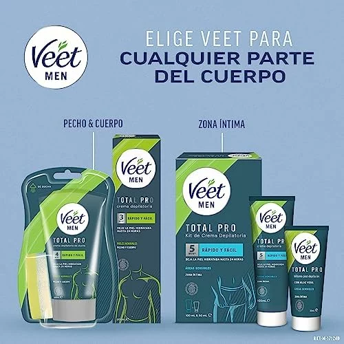 Veet crema depilatoria masculina piel normal 200 ml