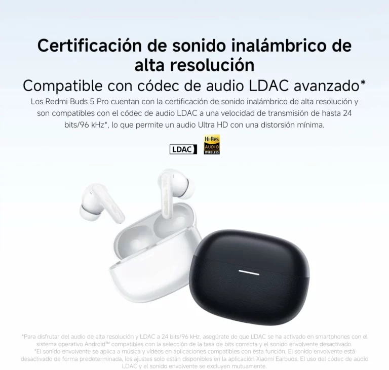 Xiaomi Redmi Buds 5 Pro auriculares inalámbricos con ANC
