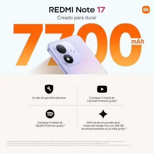 Xiaomi Redmi Note 17 smartphone 4+128 GB